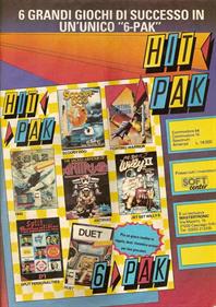 Hit Pak: 6 Pak: Volume 1 - Advertisement Flyer - Front Image