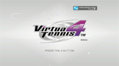 Virtua Tennis 4 - Screenshot - Game Title Image