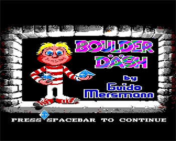 Boulder Däsh - Screenshot - Game Title Image