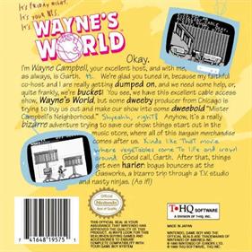 Wayne's World - Box - Back Image
