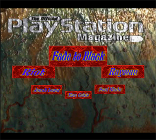 Official UK PlayStation Magazine: Demo Disc 05 Vol. 2 - Screenshot - Game Select Image