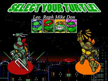 Teenage Mutant Ninja Turtles: Lost in Space (Remixed Edition) - Screenshot - Game Select Image