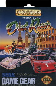 OutRun Europa - Fanart - Box - Front