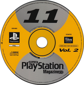 Official UK PlayStation Magazine: Demo Disc 11 Vol. 2 - Disc Image