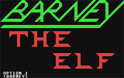 Barney the Elf - Screenshot - Game Title Image