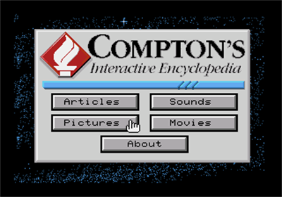 Compton's Interactive Encyclopedia - Screenshot - Game Select Image
