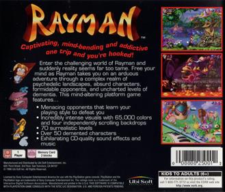 Rayman - Box - Back - Reconstructed Image