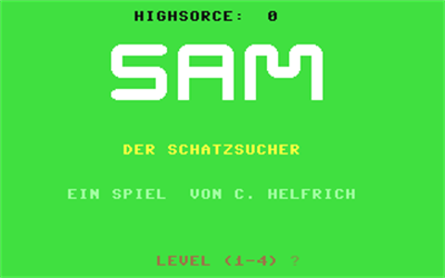 Sam: Der Schatzsucher - Screenshot - Game Title Image