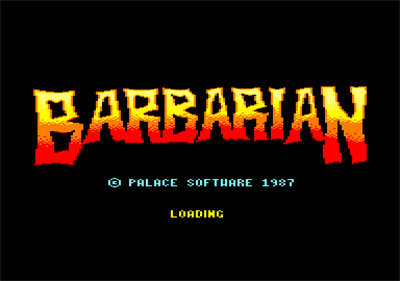 Barbarian: The Ultimate Warrior - Screenshot - Game Title Image