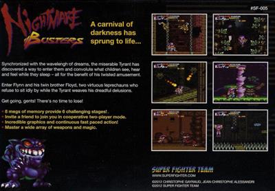 Nightmare Busters - Box - Back Image