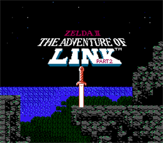 Zelda II: Part 2 - Screenshot - Game Title Image