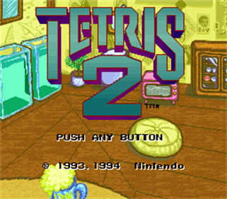 Tetris 2 - Screenshot - Game Title Image