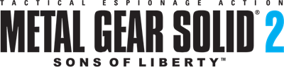 Metal Gear Solid 2: Sons of Liberty - Clear Logo Image