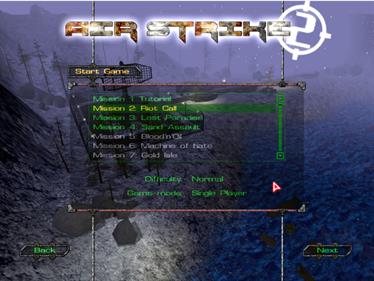 AirStrike 2 - Screenshot - Game Select Image