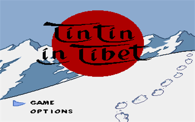 Tintin in Tibet - Screenshot - Game Title Image