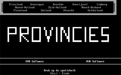 Provincies - Screenshot - Game Title Image