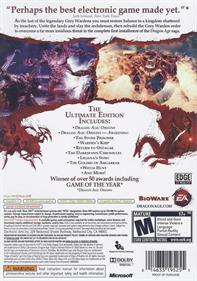 Dragon Age: Origins: Ultimate Edition - Box - Back Image