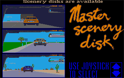 Test Drive II: Scenery Disk: European Challenge - Screenshot - Game Select Image