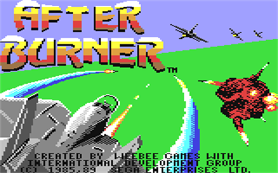After Burner (North American Version) - Screenshot - Game Title Image