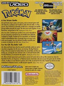 Game Boy Advance Video: Pokémon: Volume 1 - Box - Back Image