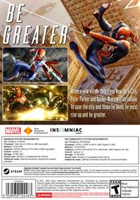 Marvel’s Spider-Man Remastered - Fanart - Box - Back Image