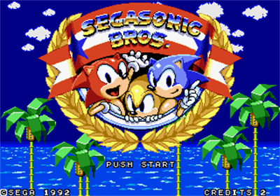 SegaSonic Bros. - Screenshot - Game Title