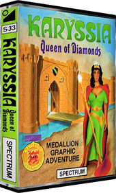 Karyssia: Queen of Diamonds - Box - 3D Image