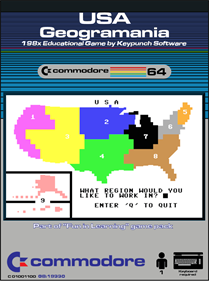 USA Geogramania - Fanart - Box - Front Image