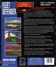 Fleet Defender: The F-14 Tomcat Simulation - Box - Back Image