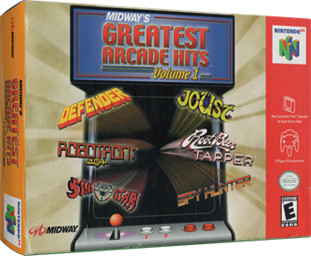 Midway's Greatest Arcade Hits: Volume 1 - Box - 3D Image