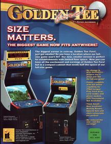 Golden Tee Fore! - Advertisement Flyer - Front Image