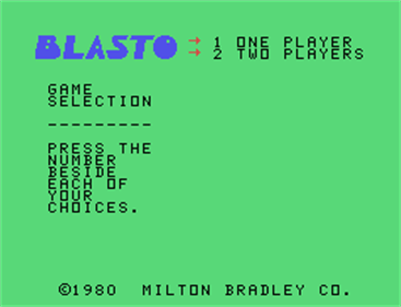 Blasto - Screenshot - Game Title Image