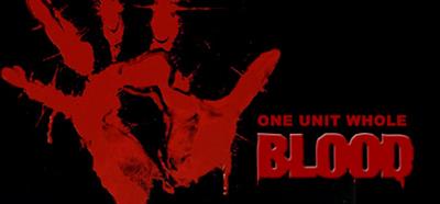 Blood: One Unit Whole Blood - Banner Image