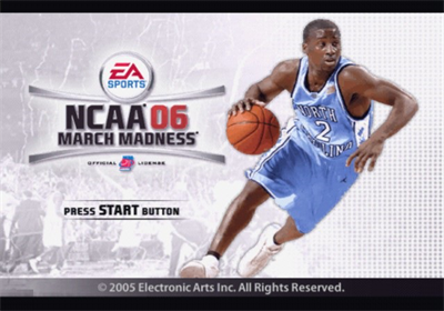 NCAA March Madness 06 - Screenshot - Game Title Image