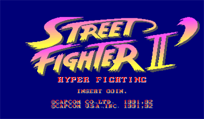 Street Fighter II': Hyper Fighting - Screenshot - Game Title Image