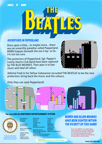 The Beatles: Adventures in Pepperland - Box - Back Image