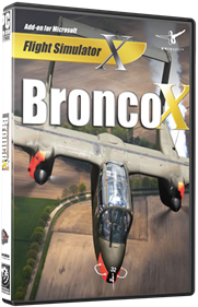 Microsoft Flight Simulator X: Bronco X - Box - 3D Image