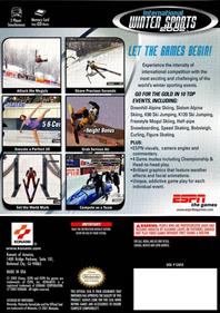ESPN International Winter Sports 2002 - Box - Back Image
