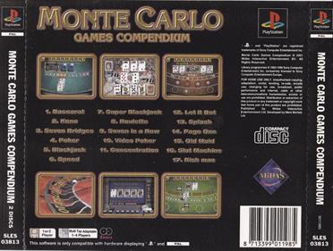 Monte Carlo Games Compendium - Box - Back Image