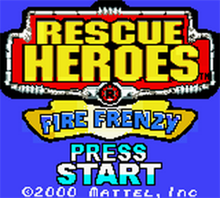 Rescue Heroes: Fire Frenzy - Screenshot - Game Title Image