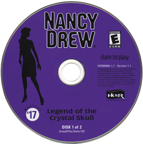 Nancy Drew: Legend of the Crystal Skull - Disc Image