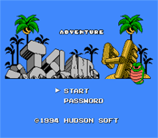 Takahashi Meijin no Bouken Jima IV - Screenshot - Game Title Image