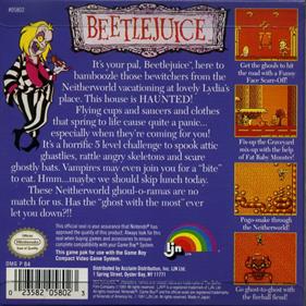 Beetlejuice - Box - Back Image