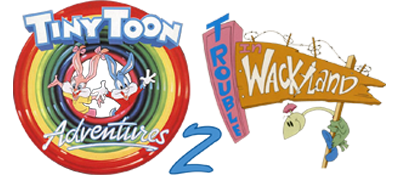 Tiny Toon Adventures 2: Trouble in Wackyland - Clear Logo Image