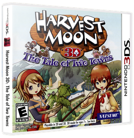 Harvest Moon 3D: The Tale of Two Towns - Box - 3D Image