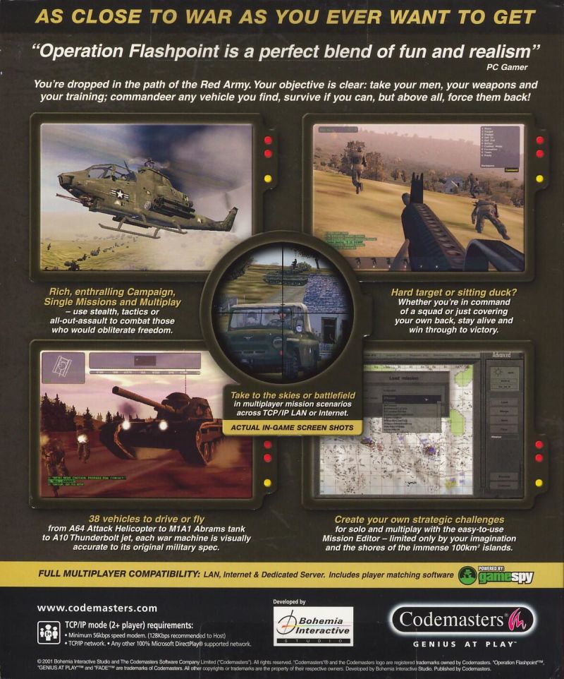 operation flashpoint cold war crisis controls pc