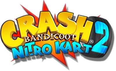 Crash Bandicoot Nitro Kart 2 - Clear Logo Image