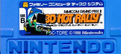 Famicom Grand Prix II: 3D Hot Rally - Cart - Back Image