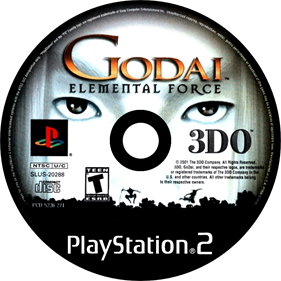 GoDai: Elemental Force - Disc Image
