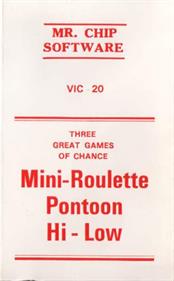 Three Great Games of Chance - Box - Front Image